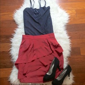 H&M *runs small* mini skirt